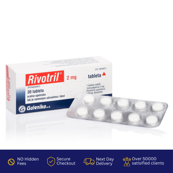 Clonazepam 2mg Rivotril 1